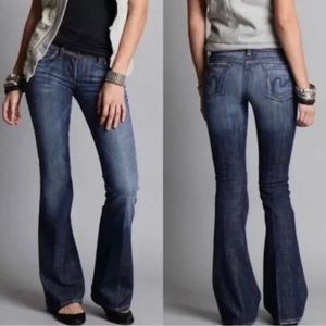 Citizens of Humanity Ingrid 002 Stretch Low Waist Flair Jean. Size 25